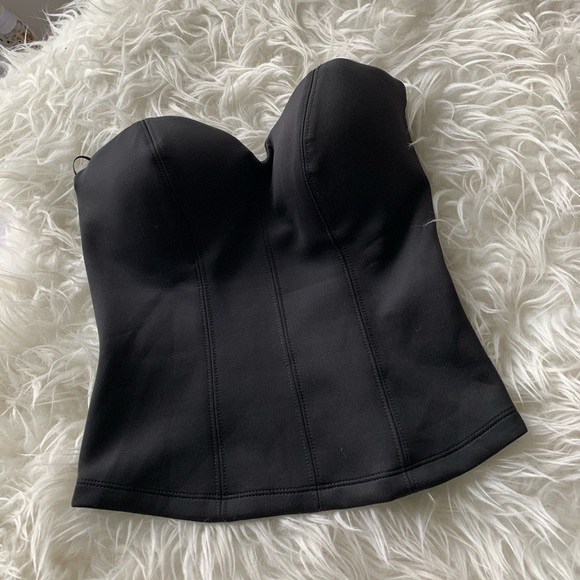 GUESS black strapless top - Picture 1 of 2